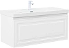 Тумба с раковиной Aquanet Агата 110 00377656 белый сатин