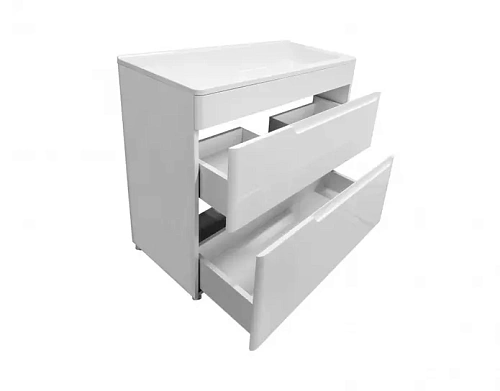 Тумба с раковиной Эстет Kare Luxe ФР-00015241 900х450 напольная 2 ящика Тумба с раковиной Эстет Kare Luxe ФР-00015241 900х450 напольная 2 ящика