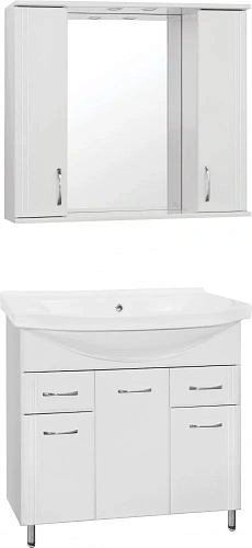 Зеркальный шкаф Style Line Панда 90/С ЛС-00000133 Зеркальный шкаф Style Line Панда 90/С ЛС-00000133