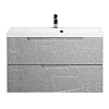 Картинка анонса товара «тумба под раковину belbagno vittoria-900-2c-so-tb-p toros bianco подвесная 900x450»