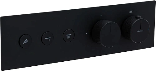 Смеситель для ванны Allen Brau Liberty 5.33003-31 (с внутренней частью) черный матовый Смеситель для ванны Allen Brau Liberty 5.33003-31 (с внутренней частью) черный матовый