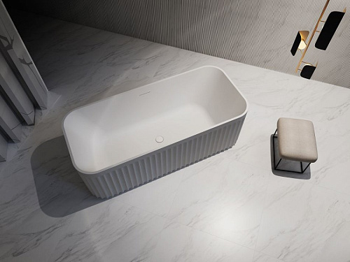 Ванна отдельностоящая ABBER AB9411-1.7 170x75 универсальная, белая акриловая Ванна отдельностоящая ABBER AB9411-1.7 170x75 универсальная, белая акриловая