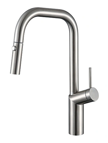 Смеситель для кухни Vincea VKF-107BN, брашированный никель Смеситель для кухни Vincea VKF-107BN, брашированный никель