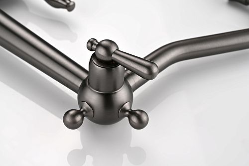 Смеситель для кухни Paulmark Retro вороненая сталь Re213226-GM Смеситель для кухни Paulmark Retro вороненая сталь Re213226-GM