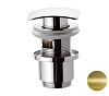 Картинка анонса товара «донный клапан remer 905scc114vo с переливом, состаренная латунь»