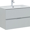 Тумба под раковину Aquanet Алвита New 80 2 ящика, серый 00277516 Тумба под раковину Aquanet Алвита New 80 2 ящика, серый 00277516