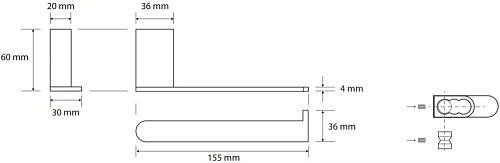 Держатель туалетной бумаги Bemeta GALLA 108112030 Держатель туалетной бумаги Bemeta GALLA 108112030