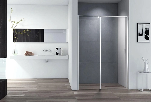 Душевая дверь CEZARES URBAN-B-12-120-C-CR 120см стекло прозрачное, профиль хром Душевая дверь CEZARES URBAN-B-12-120-C-CR 120см стекло прозрачное, профиль хром