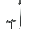 Смеситель для душа Wonzon & Woghand с термостатом, темный графит (WW-B3013-A-BGG) Смеситель для душа Wonzon & Woghand с термостатом, темный графит (WW-B3013-A-BGG)