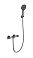 Смеситель для душа Wonzon & Woghand с термостатом, темный графит (WW-B3013-A-BGG) Смеситель для душа Wonzon & Woghand с термостатом, темный графит (WW-B3013-A-BGG)