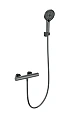 Смеситель для душа Wonzon & Woghand с термостатом, темный графит (WW-B3013-A-BGG) Смеситель для душа Wonzon & Woghand с термостатом, темный графит (WW-B3013-A-BGG)