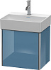 Картинка анонса товара «тумба под раковину duravit xsquare xs4060r4747 подвесная 43 см каменно-синий глянцевый»