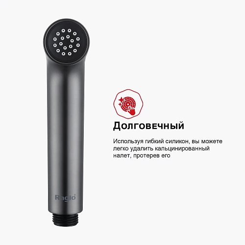 Гигиенический душ Raglo R03.51.09, графит Гигиенический душ Raglo R03.51.09, графит