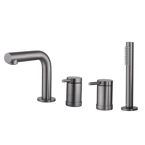 Смеситель на борт ванны ABBER Emotion AF8813NG никель Смеситель на борт ванны ABBER Emotion AF8813NG никель