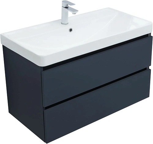 Тумба под раковину Aquanet Вега 2.0 90 маренго 00337950 подвесная Тумба под раковину Aquanet Вега 2.0 90 маренго 00337950 подвесная