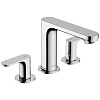 Картинка анонса товара «смеситель для раковины hansgrohe rebris s 110 на 3 отверстия, со сливным гарнитуром 72530000, хром»