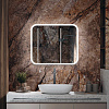 Зеркало Silver mirrors Стив 800х680 - 3 подогрев, часы, сенсорный выключатель ФР-00001353