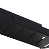 Полка Aquanet Магнум 30x80 черная матовая, открытая 00302224 Полка Aquanet Магнум 30x80 черная матовая, открытая 00302224