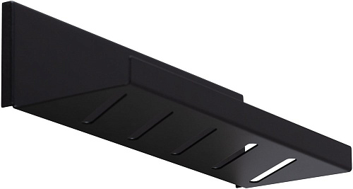 Полка Aquanet Магнум 30x80 черная матовая, открытая 00302224 Полка Aquanet Магнум 30x80 черная матовая, открытая 00302224