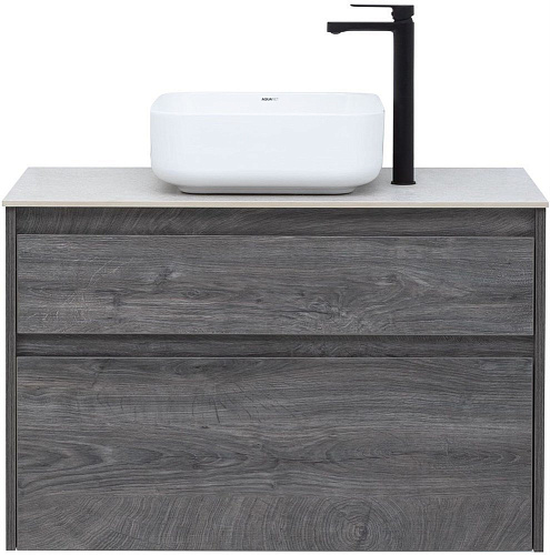 Тумба под раковину Aquanet Nova Lite 90 дуб рошелье (2 ящика) 00242267 Тумба под раковину Aquanet Nova Lite 90 дуб рошелье (2 ящика) 00242267