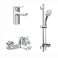 Комплект смесителей Ideal Standard Set CERAFLEX B2189AA с душевым гарнитуром Комплект смесителей Ideal Standard Set CERAFLEX B2189AA с душевым гарнитуром