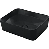 Раковина Orange B02-460mb накладная, матовый черный Раковина Orange B02-460mb накладная, матовый черный