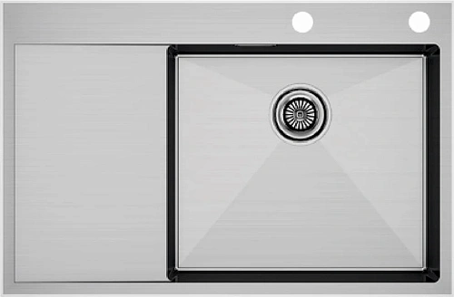 Кухонная мойка Paulmark KRONER-EDGE 78F, PM777851-BSR, брашированная правая, 780х510мм Кухонная мойка Paulmark KRONER-EDGE 78F, PM777851-BSR, брашированная правая, 780х510мм