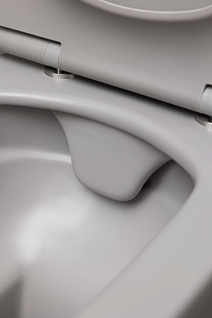 Унитаз подвесной Allen Brau Liberty 4.33007.AN с крышкой, антрацит