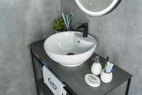 Раковина Gid N9001 51101 накладная белая 45x45x17 Раковина Gid N9001 51101 накладная белая 45x45x17