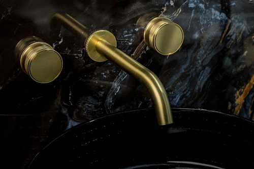 Смеситель для раковины Boheme PRESTIGE MAT GOLD встраиваемый 152-2-MG-PR Смеситель для раковины Boheme PRESTIGE MAT GOLD встраиваемый 152-2-MG-PR