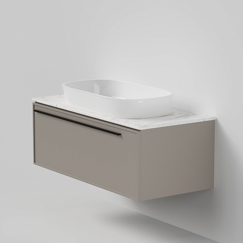 Тумба с раковиной и столешницей La Fenice Elba Cappuccino 100 NFNC-01-ELB-C-100-3-M-GG бежевая матовая Тумба с раковиной и столешницей La Fenice Elba Cappuccino 100 NFNC-01-ELB-C-100-3-M-GG бежевая матовая