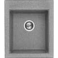 Кухонная мойка Aquaton Линеа 43 1A732932LW230 из литого мрамора, серый Кухонная мойка Aquaton Линеа 43 1A732932LW230 из литого мрамора, серый