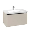 Тумба под раковину Villeroy & Boch Subway 3.0 с подсветкой Cashmere Grey / Cashmere Grey C573L1VN Тумба под раковину Villeroy & Boch Subway 3.0 с подсветкой Cashmere Grey / Cashmere Grey C573L1VN