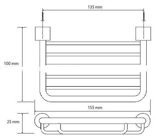 Полка Bemeta CYTRO 146208132 Полка Bemeta CYTRO 146208132