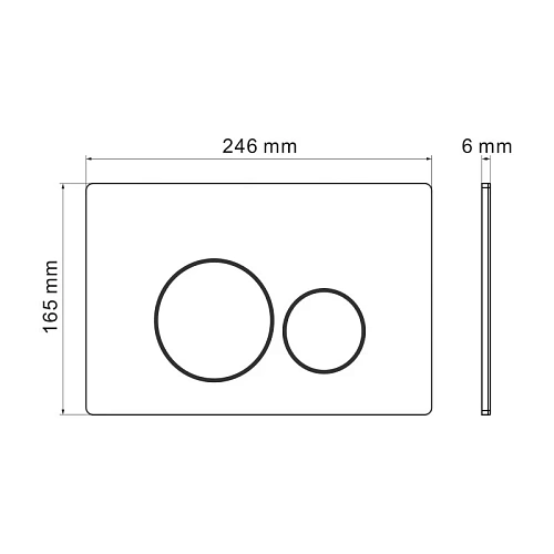 Клавиша смыва GROSSMAN Style 700.K31.05.30M.30M золото Клавиша смыва GROSSMAN Style 700.K31.05.30M.30M золото