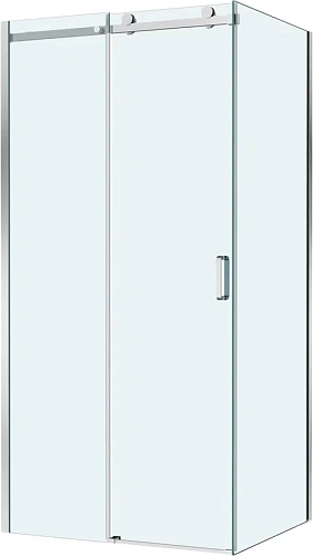 Душевой уголок BelBagno SOFT_CLOSE-2-AH-1-110/100-C-Cr 110x100 см, профиль хром, стекло прозрачное Душевой уголок BelBagno SOFT_CLOSE-2-AH-1-110/100-C-Cr 110x100 см, профиль хром, стекло прозрачное