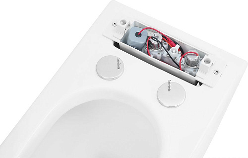 Унитаз приставной ABBER Rechteck AC1213P белый с импульсным смывом с крышкой микролифт Унитаз приставной ABBER Rechteck AC1213P белый с импульсным смывом с крышкой микролифт