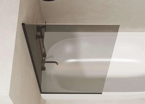 Шторка на ванну Salini ATRIO тонированное (black) 22201B Шторка на ванну Salini ATRIO тонированное (black) 22201B