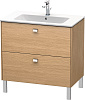 Картинка анонса товара «тумба под раковину duravit brioso br440201052 напольная 82 см европейский дуб»