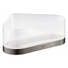 Полка GROHE Selection, угловая с держателем, темный графит глянец (41038A00)