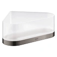 Полка GROHE Selection, угловая с держателем, темный графит глянец (41038A00) Полка GROHE Selection, угловая с держателем, темный графит глянец (41038A00)