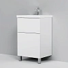 Тумба под раковину AM.PM Gem M90FSX0502WG напольная, 50 см push-to-open, белый, Тумба под раковину AM.PM Gem M90FSX0502WG напольная, 50 см push-to-open, белый,