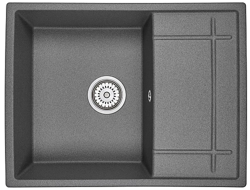 Кухонная мойка Granula 6501, ГРАФИТ (ЧЁРНО-СЕРЫЙ), кварц 650х495 Кухонная мойка Granula 6501, ГРАФИТ (ЧЁРНО-СЕРЫЙ), кварц 650х495