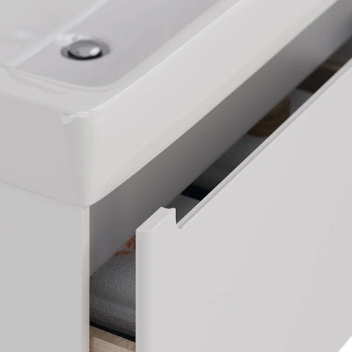 Тумба под раковину Lemark BUNO MINI 80 см подвесная, серый/белый LM05BM80T Тумба под раковину Lemark BUNO MINI 80 см подвесная, серый/белый LM05BM80T