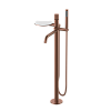 Смеситель для ванны Boheme Stick 129-BRB.3 напольный BRUSHED BRONZE ручка LINEA