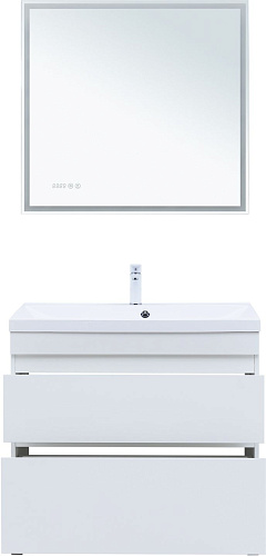 Тумба под раковину Aquanet Нота New 90 00344147 белый глянец Тумба под раковину Aquanet Нота New 90 00344147 белый глянец