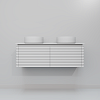 Картинка анонса товара «тумба с раковиной artdecco jacqueline 120 ajc12w34d300 белый»