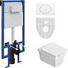 Комплект Унитаз подвесной STWORKI Хадстен SETK3304-0616-001-1-6000 с микролифтом + Система инсталляц 561113 Комплект Унитаз подвесной STWORKI Хадстен SETK3304-0616-001-1-6000 с микролифтом + Система инсталляц 561113