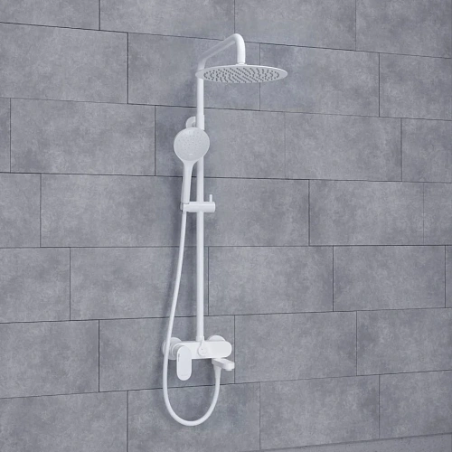 Душевая система WasserKRAFT A185.257.155.WM белый Душевая система WasserKRAFT A185.257.155.WM белый