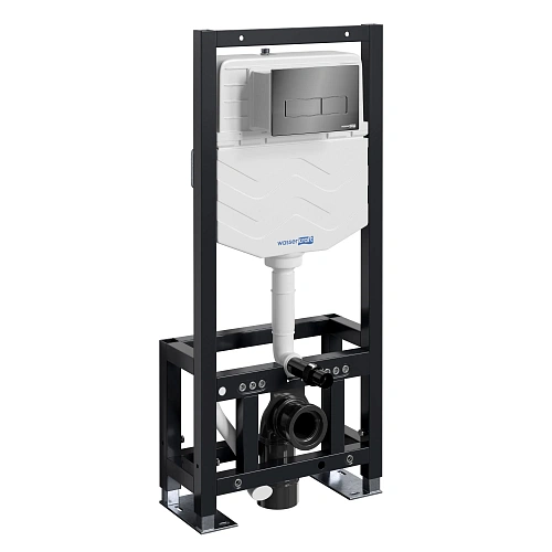 Инсталляция для унитаза WasserKRAFT Dill 61TLT.010.ME.PB03 с клавишей смыва черный Инсталляция для унитаза WasserKRAFT Dill 61TLT.010.ME.PB03 с клавишей смыва черный